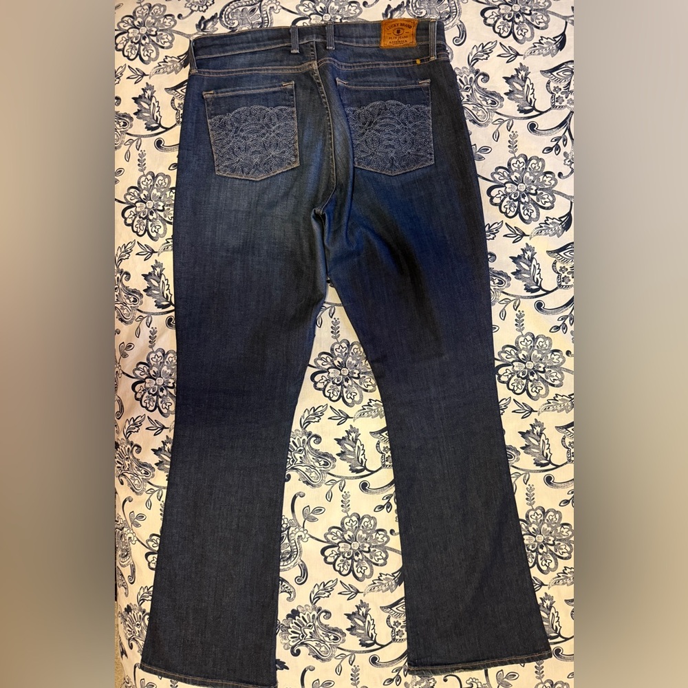 Lucky Brand Dark Blue Flare Jeans